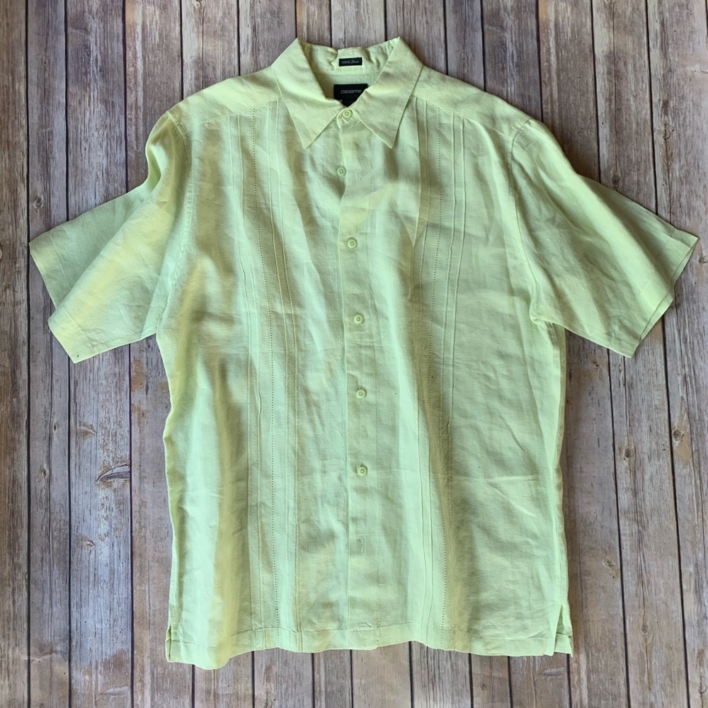 Yellow Claiborne Men’s Button Down